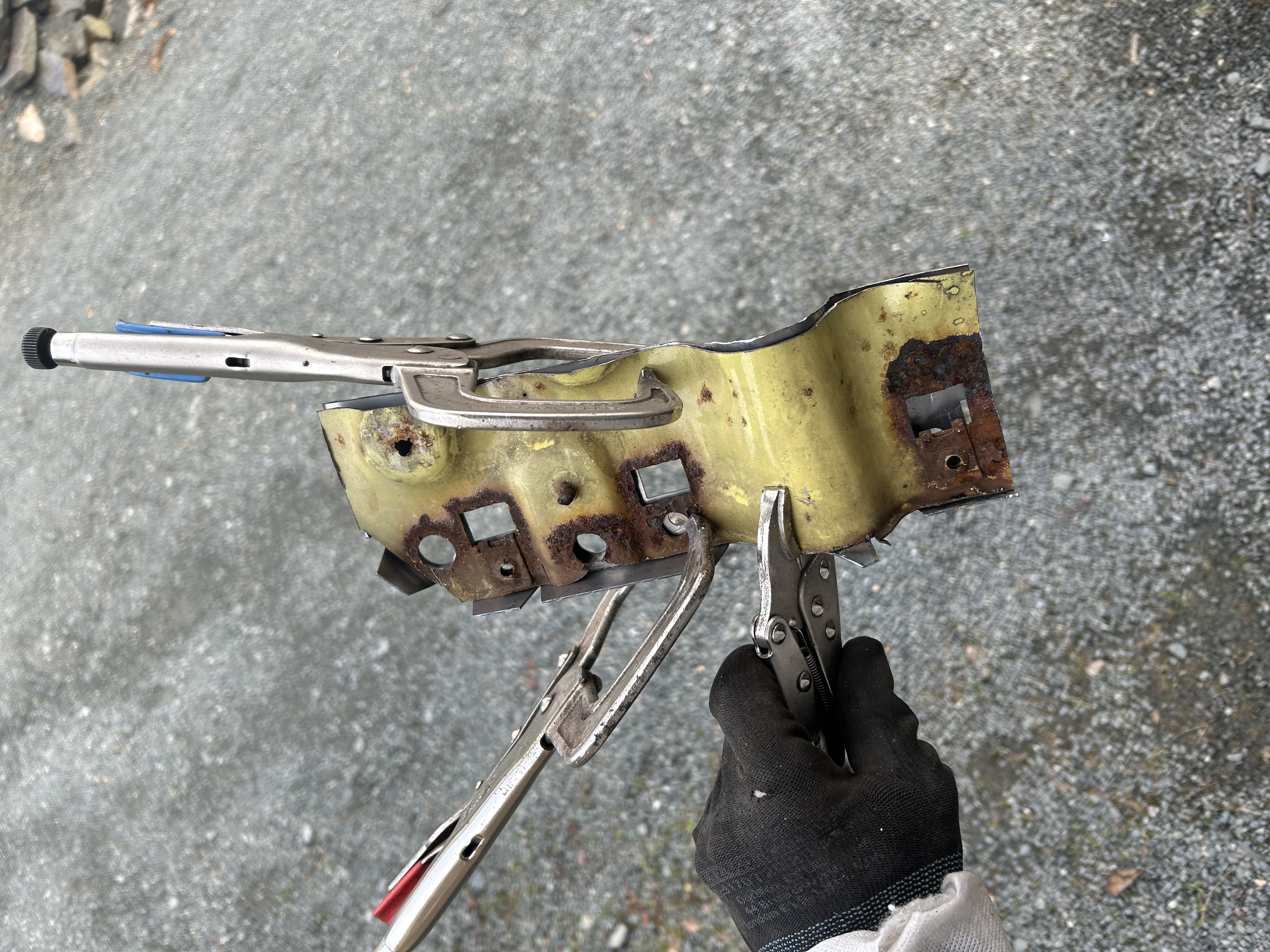 VW T4 Komposterblech Fahrerseite - Nachbau kein Originalteil