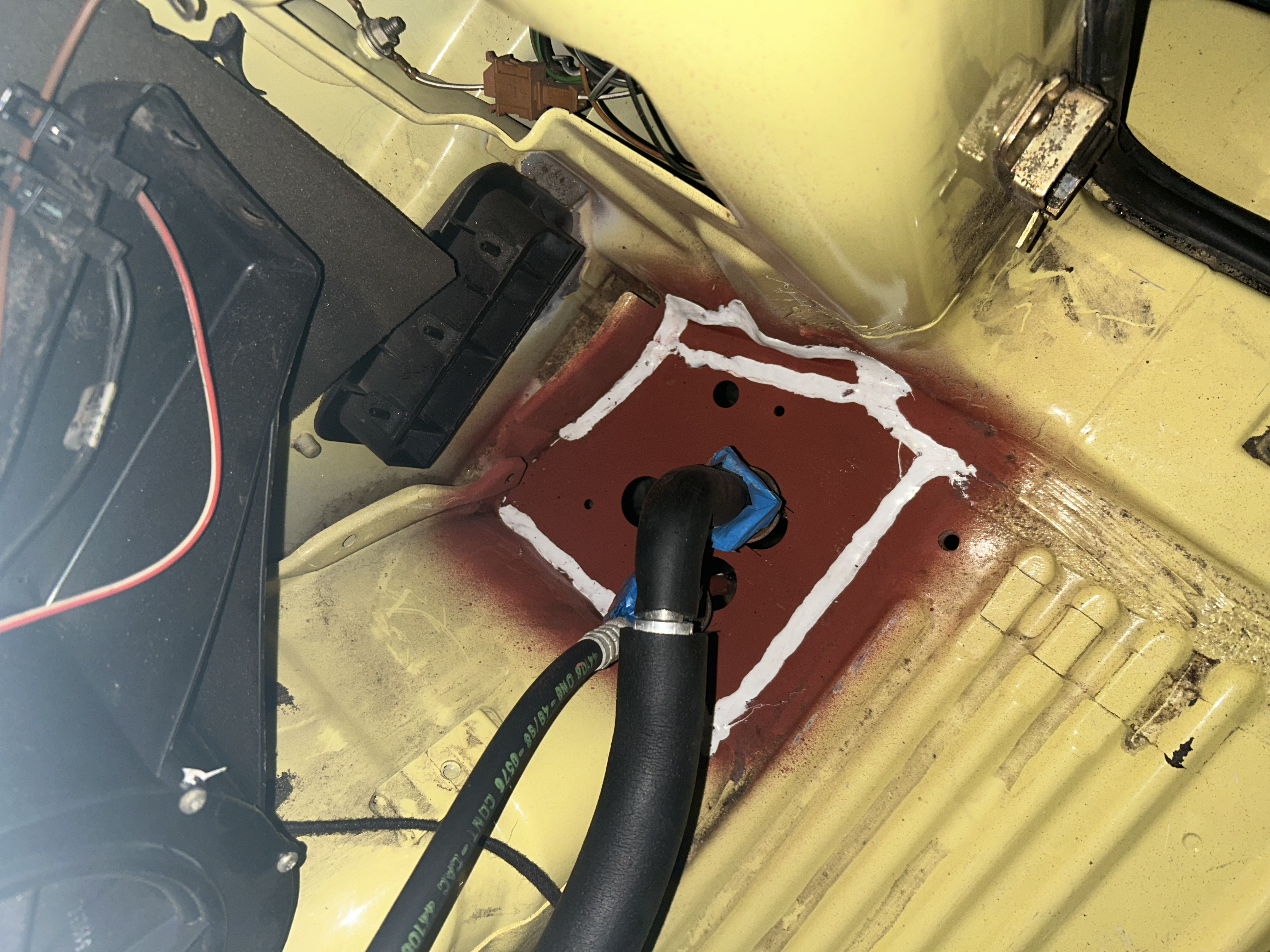 VW T4 Klimablech hinten rechts - Nachbau kein Originalteil