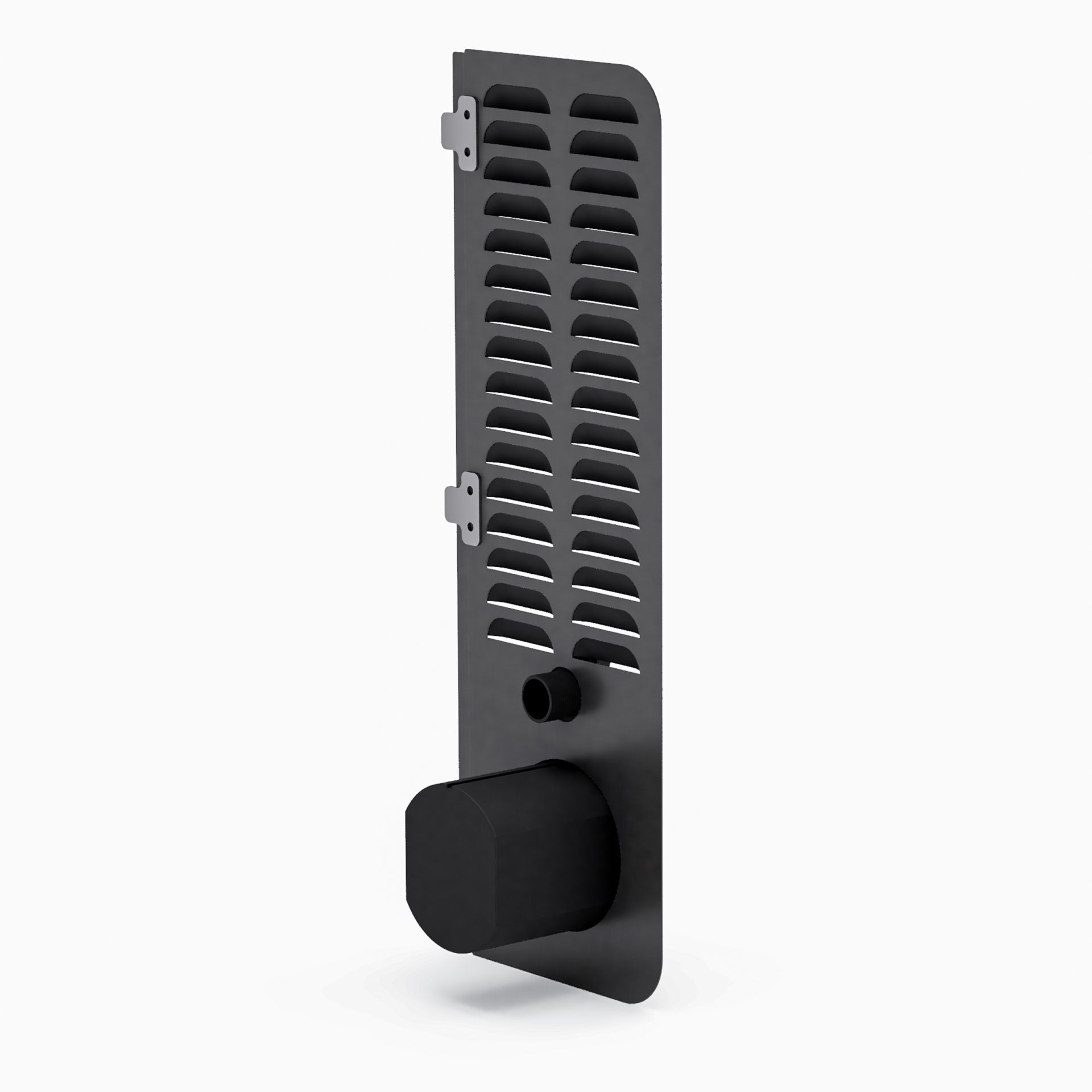 VenturaFlex für VW T4 Schiebefenster Lüftung mit Solar- und CEE, Landstromanschluss + RCD links