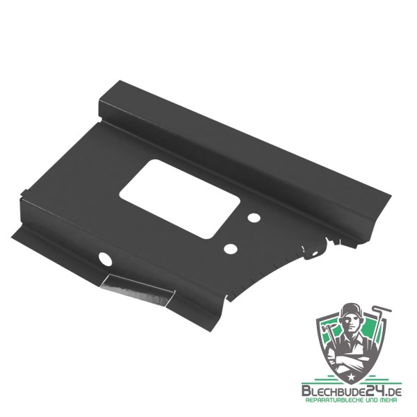 VW T4 Zwangsentlüftung, Aufnahme Stoßstange hinten, Reparaturblech rechts - Nachbau kein Originalteil