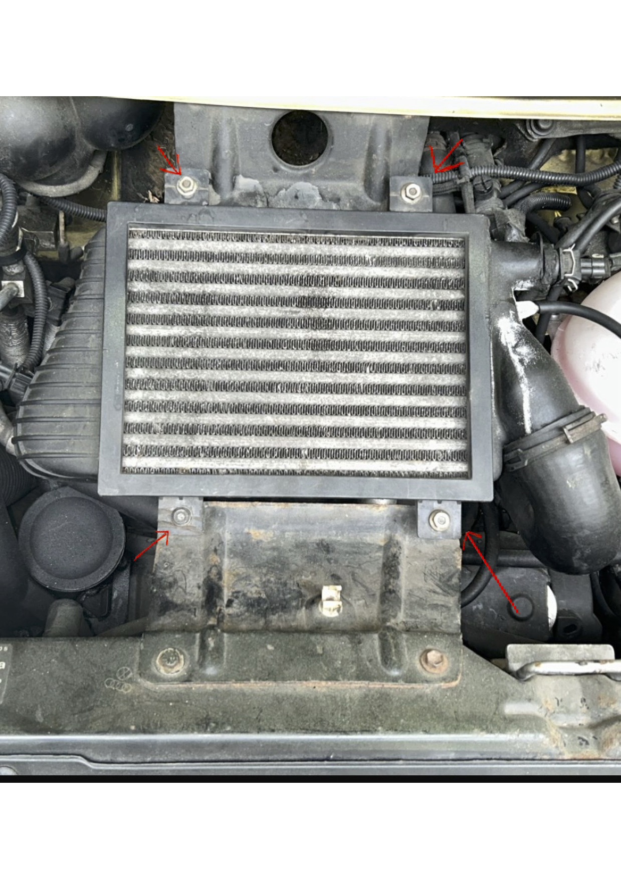 VW T4 Halter Ladeluftkühler/Luftfiltergehäuse VW T4 Halter Ladeluftkühler/Luftfiltergehäuse