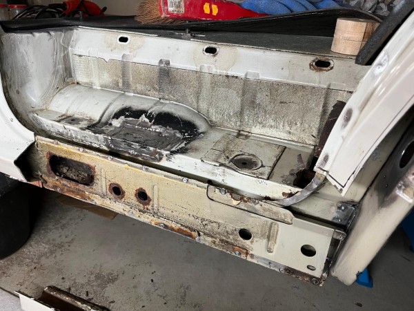 VW T4 Verstärkungsblech Innenschweller Beifahrerseite - Nachbau kein Originalteil