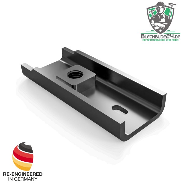 VW T4 Halteplatte für Pilzkopfschraube Sitz, Sitzbank U-Profil Ausführung - Nachbau kein Originalteil