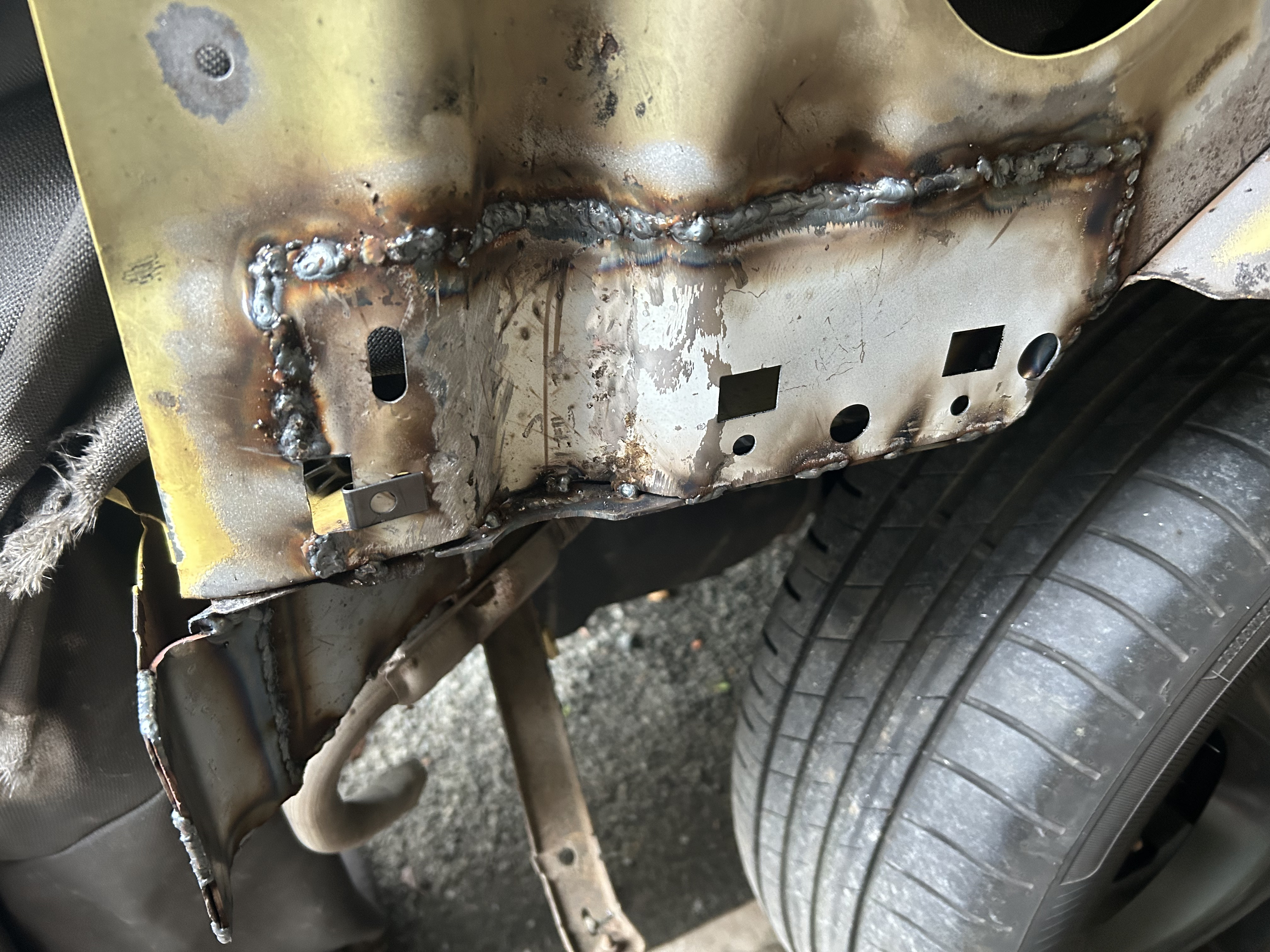 VW T4 Komposterblech Fahrerseite - Nachbau kein Originalteil