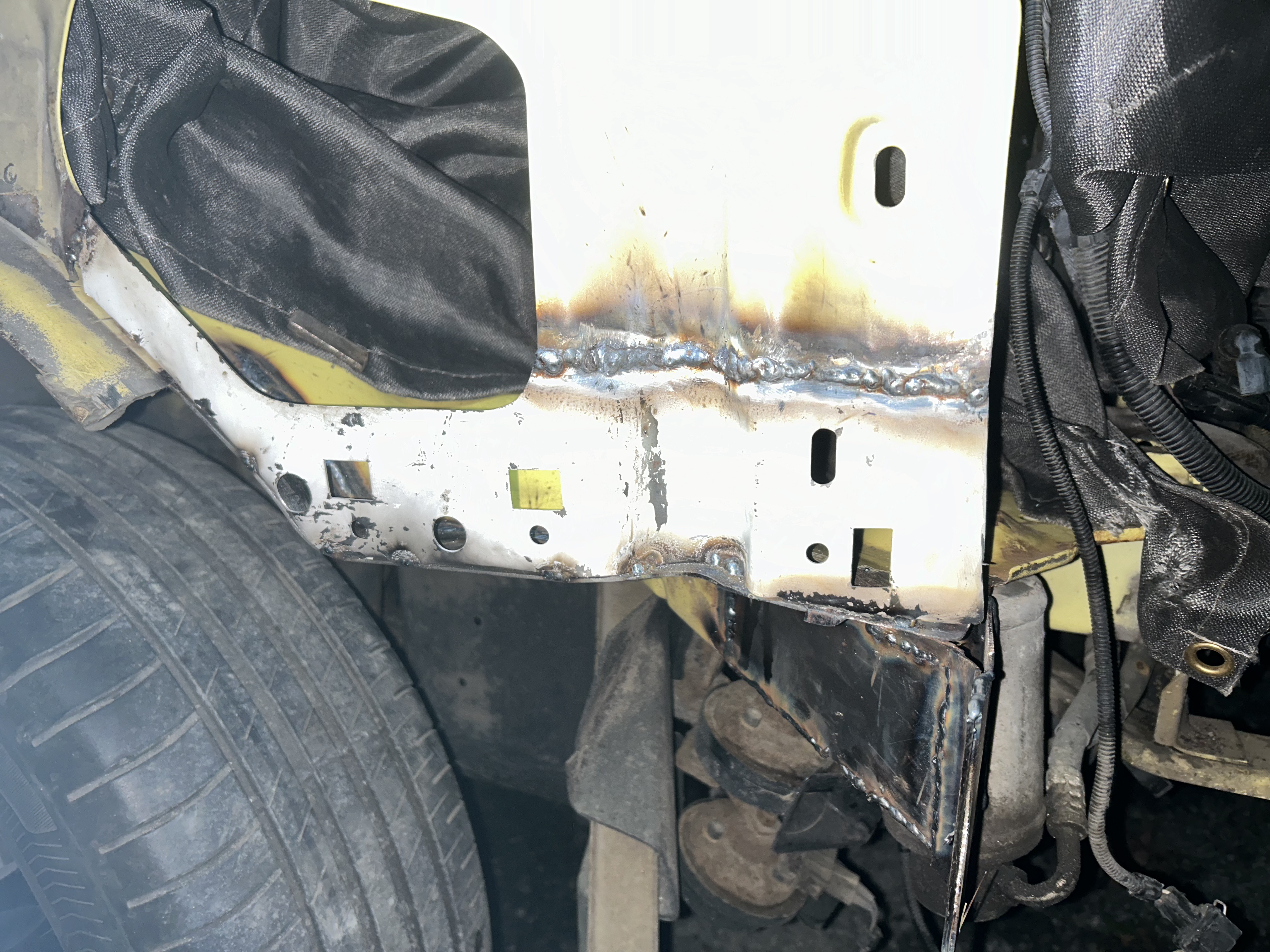 VW T4 Komposterblech Beifahrerseite- Nachbau kein Originalteil