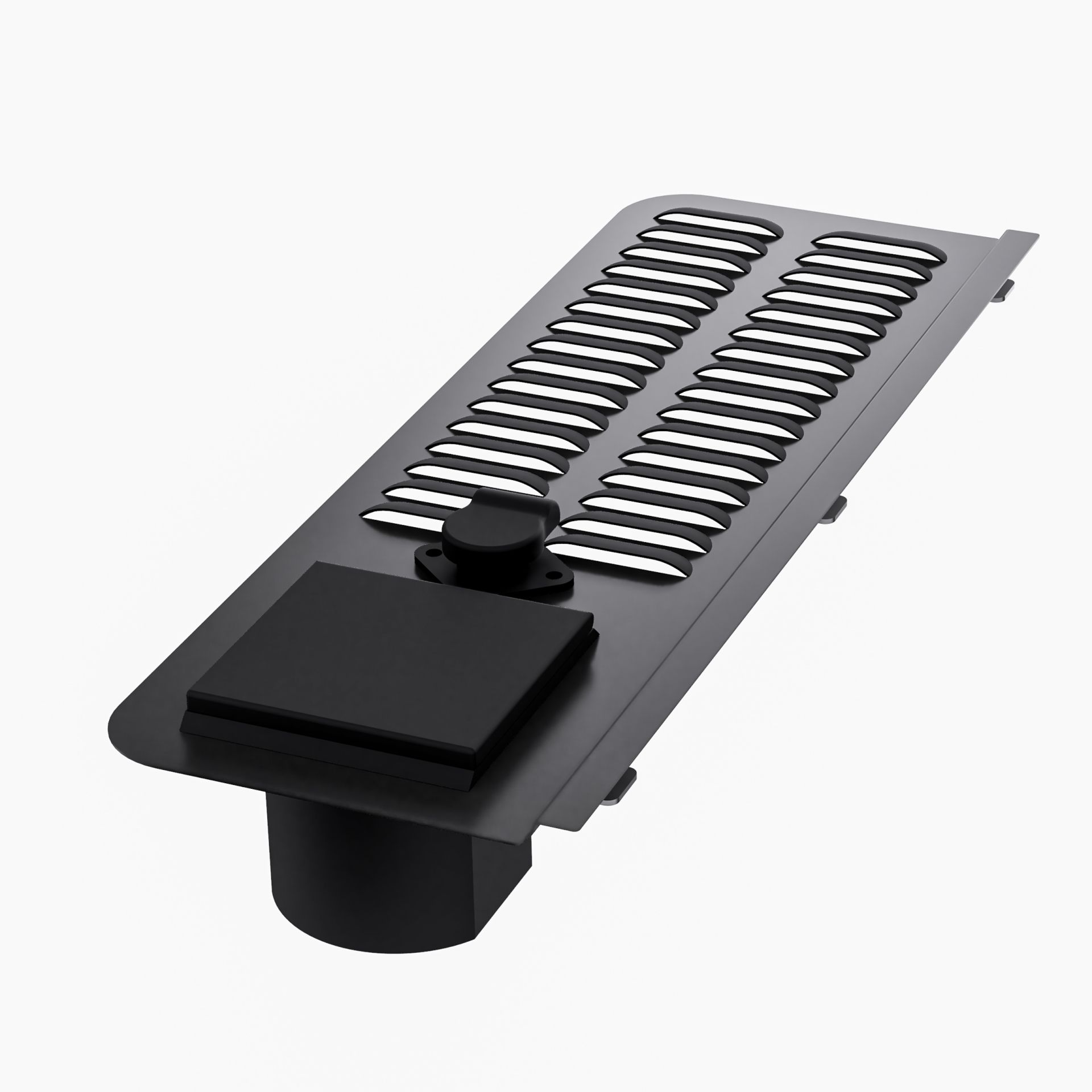 VenturaFlex für VW T4 Schiebefenster Lüftung mit Solar- und CEE, Landstromanschluss + RCD links