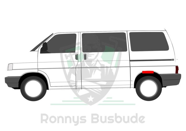 VW T4 Verstärkungsbleche Stoßdämpfer Version 2 (geschwungen) für hinten links + rechts - Nachbau kein Originalteil VW T4 Verstärkungsbleche Stoßdämpfer Version 2 (geschwungen) für hinten links + rechts - Nachbau kein Originalteil